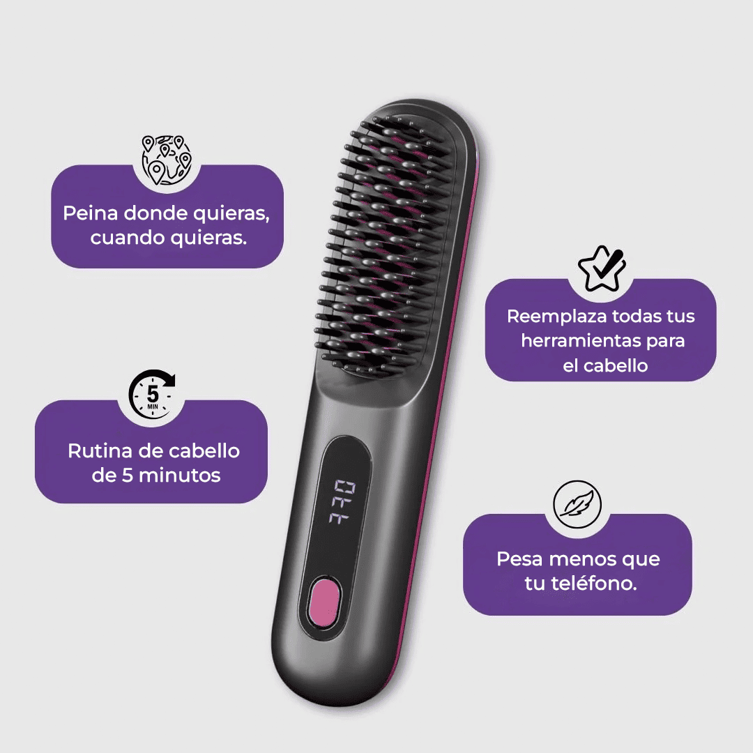 Cepillo Alisador sin Cable - Planxi PRO