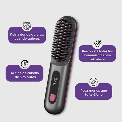Cepillo Alisador sin Cable - Planxi PRO